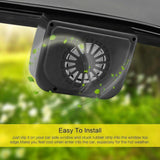 Vehicle Solar Powered Car Vent Window Fan Solar Powered Car Vent trendyoutfiters 