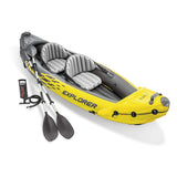 Intex Explorer K2 2-Person Inflatable Kayak Set Inflatable Kayak Set trendyoutfiters 