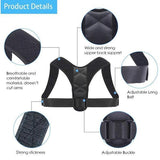 Posture Support Magnet Therapy Back Neck Corrector back brace trendyoutfiters 