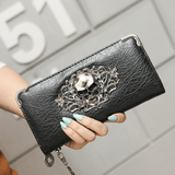 Skull Ladies Wallet skull wallet trendyoutfiters 