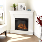 Real Flame Electric Fireplace Chateau Corner electric fireplace trendyoutfiters 