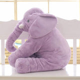 Baby Elephant Plush Pillow Pillow Trendy out Fiters 40cm Purple 