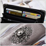 Skull Ladies Wallet skull wallet trendyoutfiters 