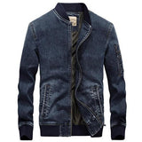 Trendyoutfiters "Hesperos" Denim Jacket Denim Jacket trendyoutfiters Navy Blue M 