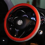 Steering wheel cover swarovski trendyoutfiters Red 