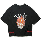 Vegito Oversized Tee for hip hop or gym training clothing tee trendyoutfiters 