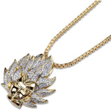 TrendyOutfiters "Vegeta" 18K Gold Micro-Pave Pendant Necklace Pendant Similar To ClubGiv Trendy out Fiters 