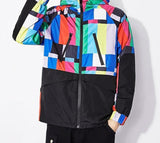 trendyoutfiter "Technicolor" Windbreaker Jacket jacket similar to clubgiv trendyoutfiters M 