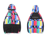 trendyoutfiter "Technicolor" Windbreaker Jacket jacket similar to clubgiv trendyoutfiters 